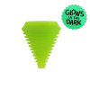 Billy Mate Silicone Mouthpiece Filter Kit - Green Glows In The Dark - Image 4