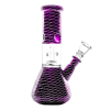 Stripe Pattern Dome Perc Beaker Bong 20cm - Image 3