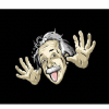Einstein Gone Nuts Tempered Glass Rolling Tray - Large