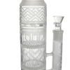 Billy Mate 3 Percs Frosted Glass Bong – 45cm - Image 5