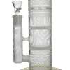 Billy Mate 3 Percs Frosted Glass Bong – 45cm - Image 4