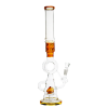 Large Recycler Mushroom Sprinkler Percolator Glass Bong