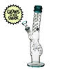Glow In The Dark LV Pistol Grip Gripper Bong 33cm