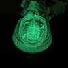 7mm Glow In the Dark Egyptian Beaker Bong with Extra Thick 15mm Base - Image 14