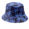 Marijuana Leaf Print Reversible Bucket Hat - Image 3