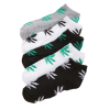 Marijuana Leaf Pattern Ankle Socks (short)