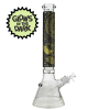 7mm Glow In the Dark Egyptian Beaker Bong with Extra Thick 15mm Base - Image 11