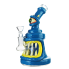 3D Trouble Maker Blue Monster Bong with Shower-head Perc (Dab Rig) - Image 2