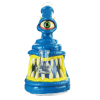 3D Trouble Maker Blue Monster Bong with Shower-head Perc (Dab Rig)