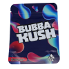 Bubba Kush Resealable Ziplock Anti Smell Bag With Warning Stated On Bag- Cali Pack