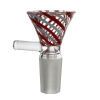 Colored Swirl Glass Cone Piece 14mm with a Handle - Image 2