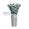 Colored Swirl Glass Cone Piece 14mm with a Handle