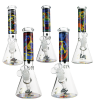 Charming K9 Abstract Art Portrait Beaker Bong 25cm