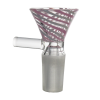 Colored Swirl Glass Cone Piece 14mm with a Handle - Image 5
