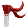 Double Horn 14mm Glass Cone Piece - Image 2