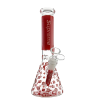 🌟Glow In The Dark Supreme Beaker Glass Bong! 25cm🌟